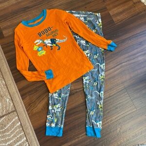 Place Colorful Robo-Saurus Rex  Pajamas Set